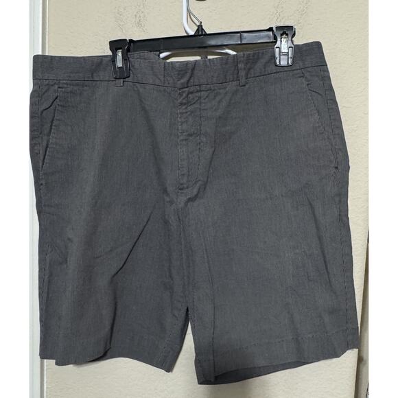 Theory Chino Shorts men’s size 38 X8 black stripe golf casual Stretch - Picture 1 of 7